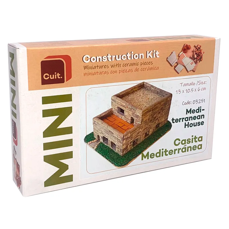Cuit MINI Casita mediterránea 130x95x60mm