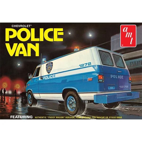 *AMT Furgoneta Chevy Police NYPD 1/25
