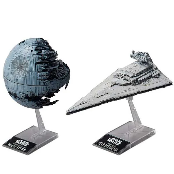 Bandai Maqueta Death Star II & Imperial Star Destroyer 1:2700000