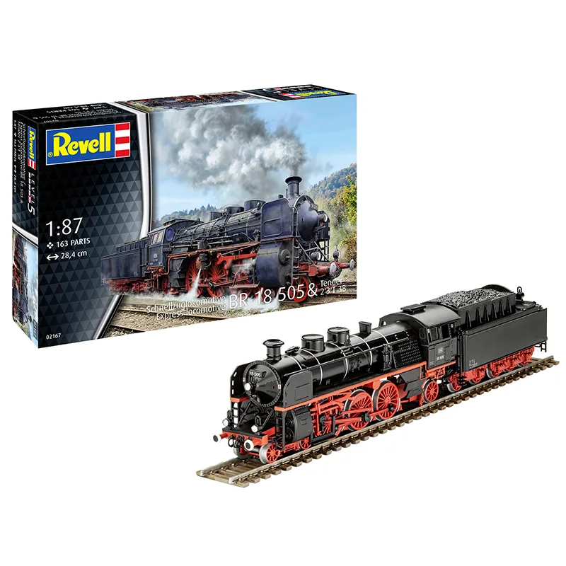 Revell Locmotora Schnellzuglokomotive BR18505 Tender 2'3'T38 1:87
