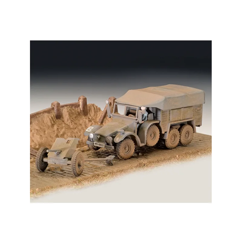 Immagine del prodotto 3: Revell Kit di montaggio Veicolo Krupp Protze KFZ 69 with 3,7cm Pak 1:76