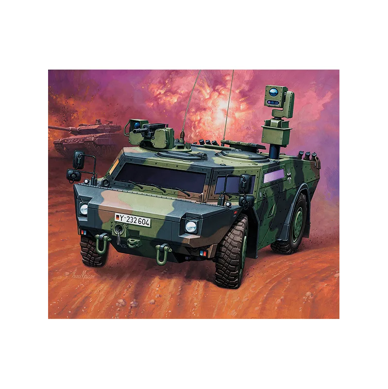 Product image 2: Revell Spähwagen Fennek Military Vehicle Kit 1:72