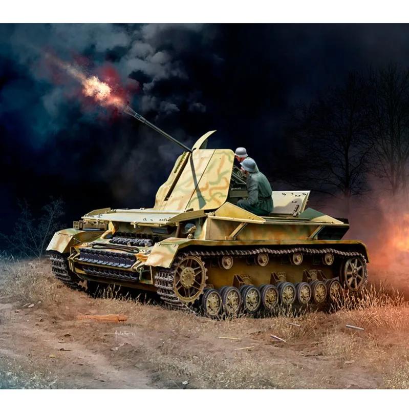Product image 2: Revell Flakpanzer IV - "Möbelwagen" 3,7 cm Flak 43 Tank 1:72