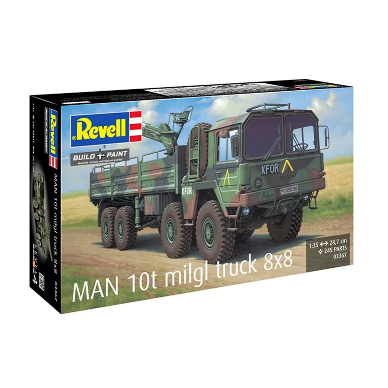 Product image 2: Revell Military vehicle MAN 10t milgl truck 8x8 1:35
