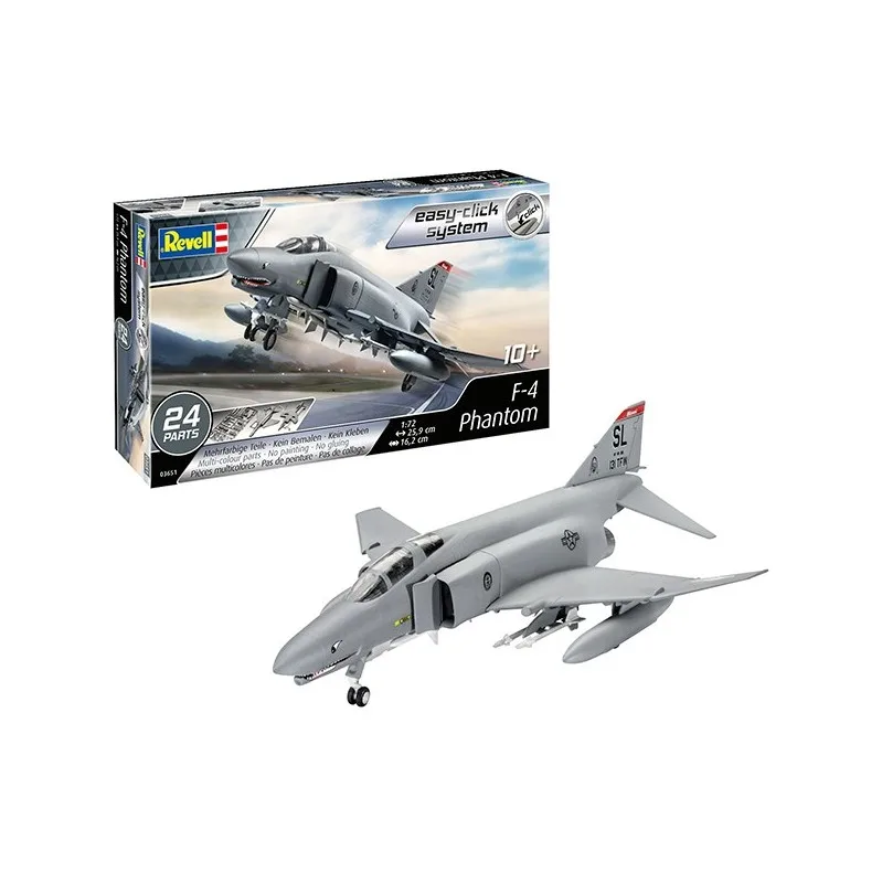 Product image 2: Revell Model Easy Click Airplane F-4 Phantom 1:72