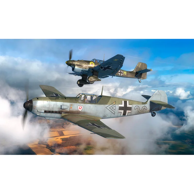 Immagine del prodotto 2: Revell 2 Aerei Micro Wings: Messerschmitt Bf109E & Junkers Ju87B 1:144