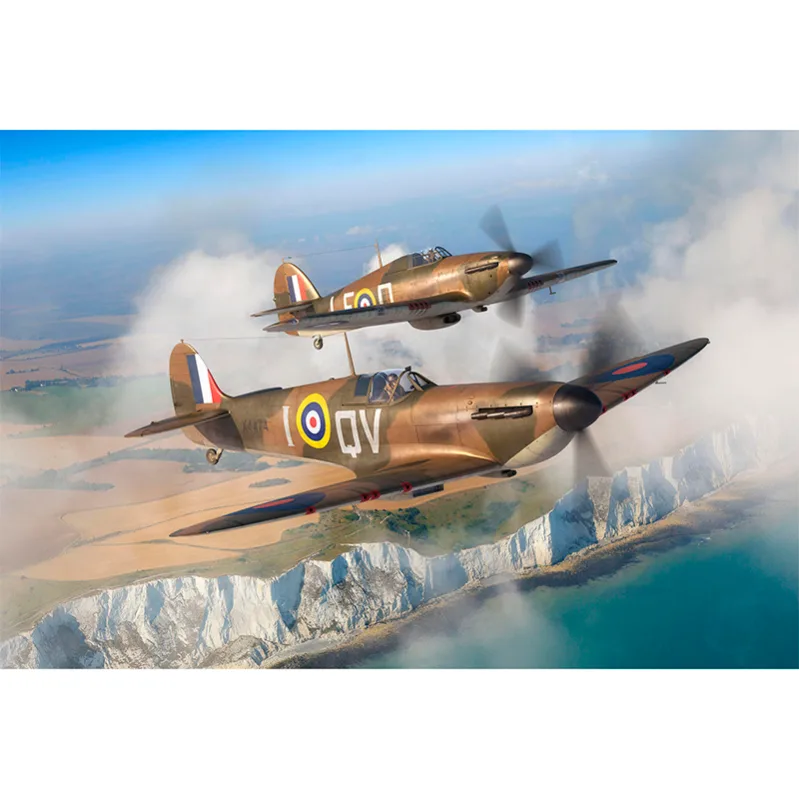 Product image 2: Revell Micro Wings Aircraft: Spitfire Mk.I & Hurricane Mk.I 1:144