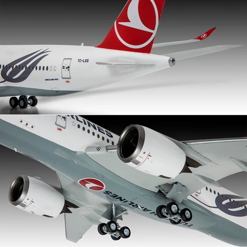Product image 2: Revell Airbus A350-900 Turkish Airlines Airplane 1:144