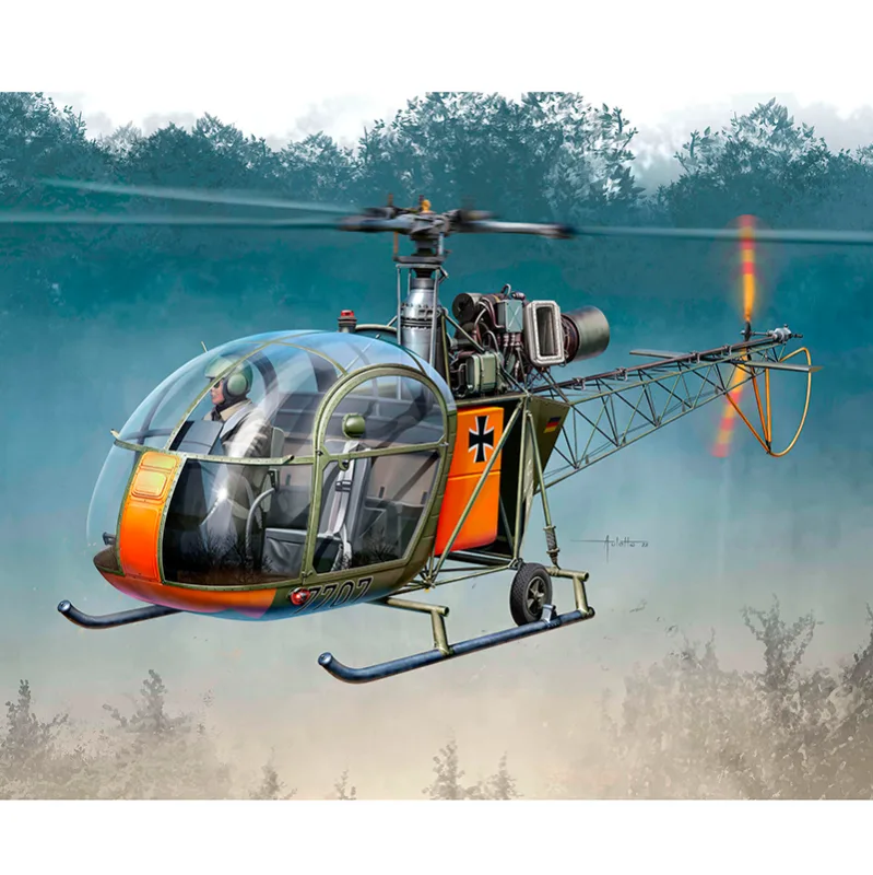 Immagine del prodotto 2: Revell Modellino Elicottero Alouette II 1:32