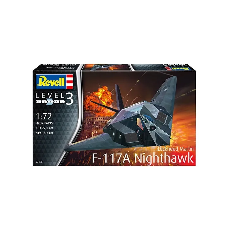 Product image 2: Revell Lockheed Martin F117A Nighthawk Stealth Aircraft Model 1:72