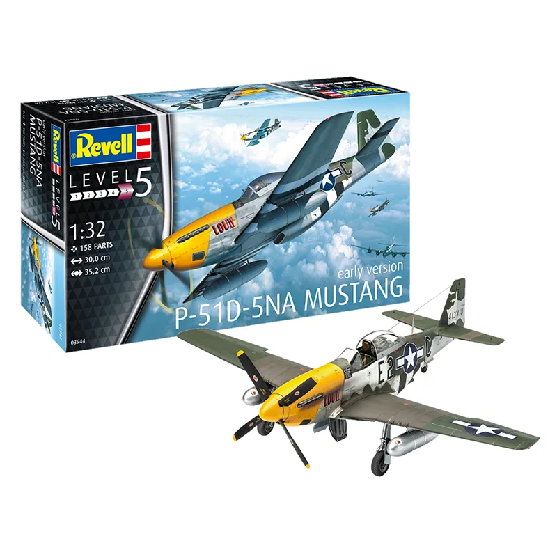 Revell Maqueta Avión P-51D-5NA Mustang (early version) 1:32