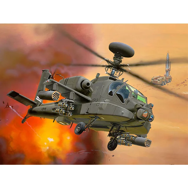 Revell Helicopter Model AH-64D Longbow Apache 1:144