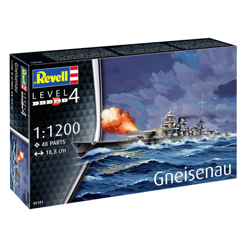 Product image 2: Revell Model Battleship Gneisenau 1:1200