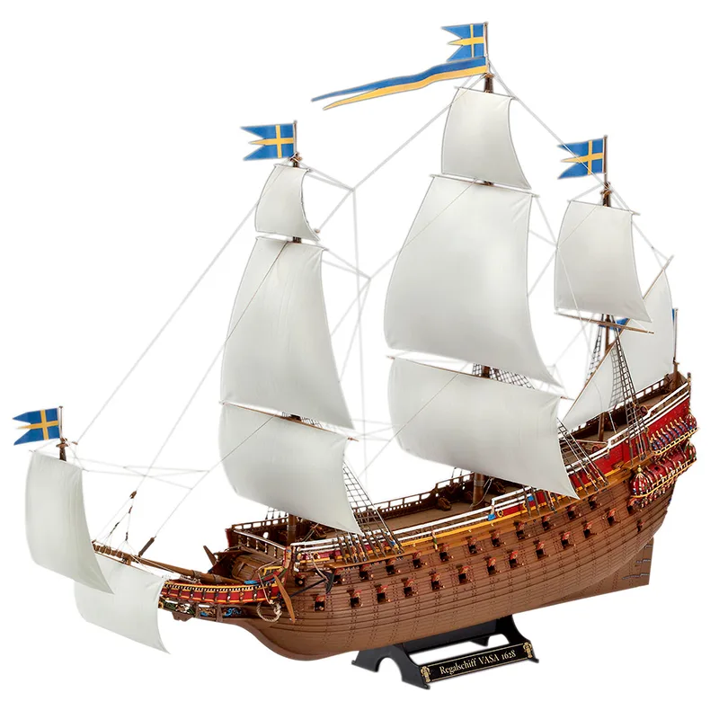 Revell Barco Swedish Regal Ship VASA 1:150