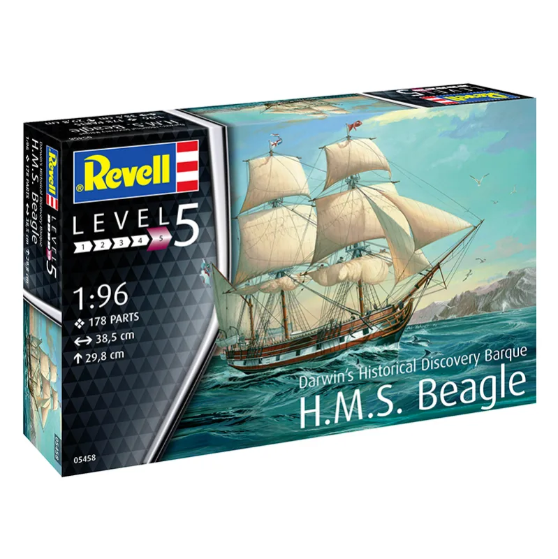 Product image 2: Revell Model H.M.S. Beagle 1:96