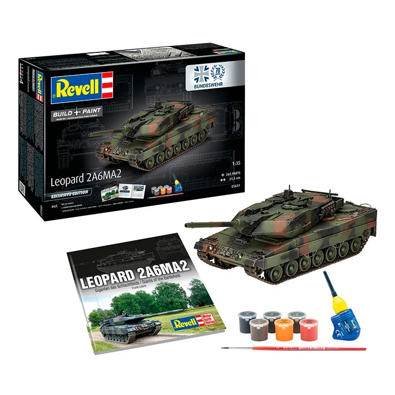 Revell Tanque 70 Years Bundeswehr: Leopard 2 A6A2 "Exclusive Edi 1:35