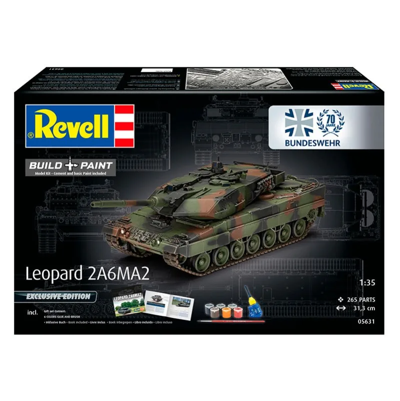 Immagine del prodotto 2: Revell Carro armato 70 Years Bundeswehr: Leopard 2 A6A2 "Exclusive Edi 1:35