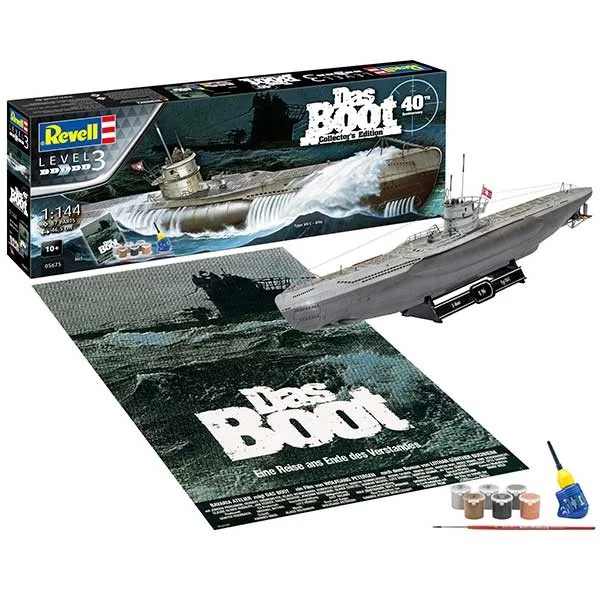 Revell Maqueta con acc. Barco Das Boot 40Years Collector's 1:144