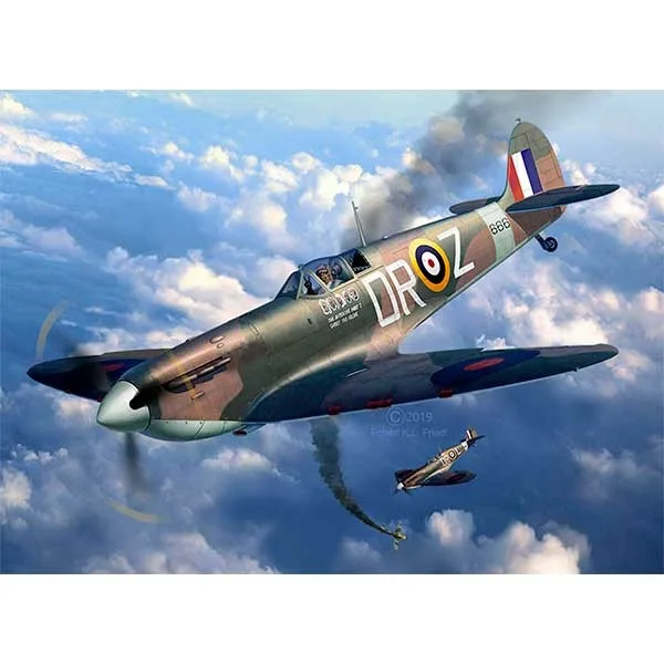 Revell Maqueta con acc. Avión Spitfire Mk.II Aces High Ir. M 1:32