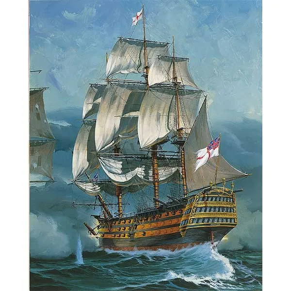 Revell Modellino con acc. Nave Battle of Trafalgar 1:225
