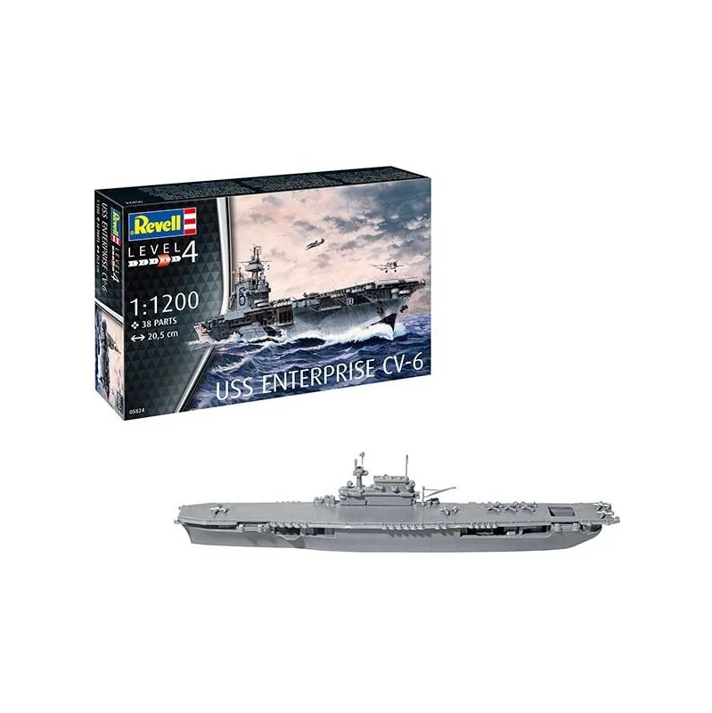 Product image 2: Revell Model Kit Ship USS Enterprise CV-6 1:1200