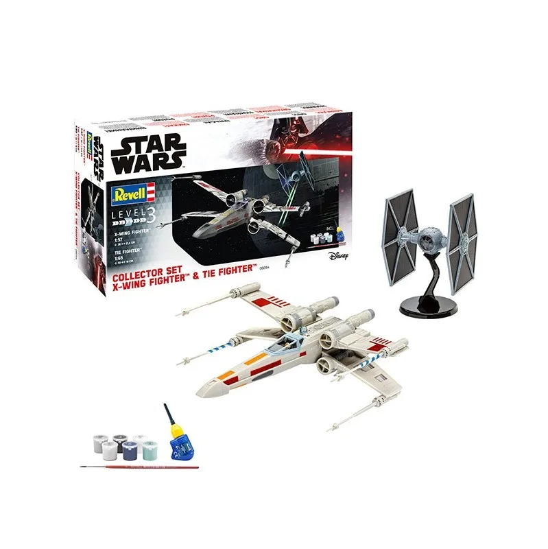 Imagen del producto 2: *Revell Maq acc Star Wars X-Wing Fighter & TIE Fighter 1:57 & 1:65