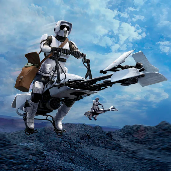 Revell Star Wars Speeder Bike: The Mandalorian Model Kit 1:12