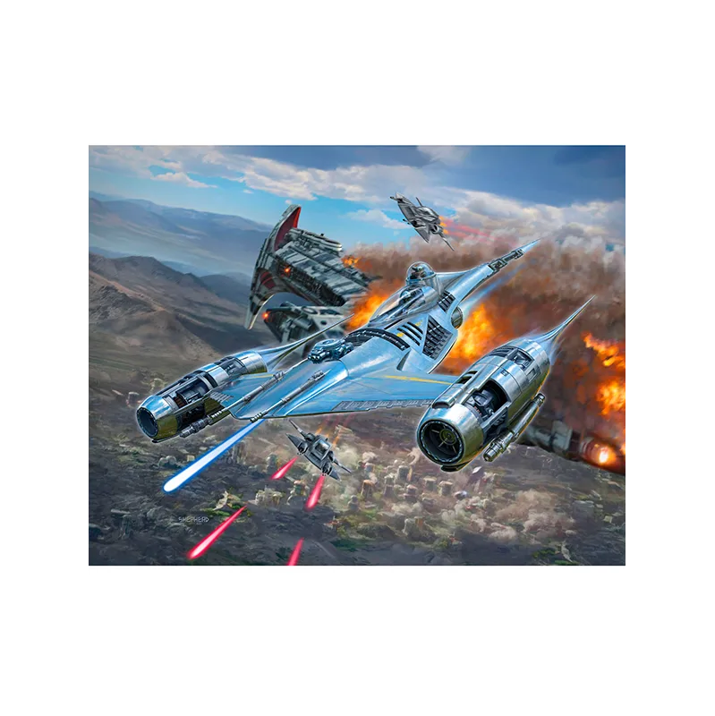 Product image 2: Revell Star Wars The Mandalorian: N1 Starfighter Model Kit 1:24