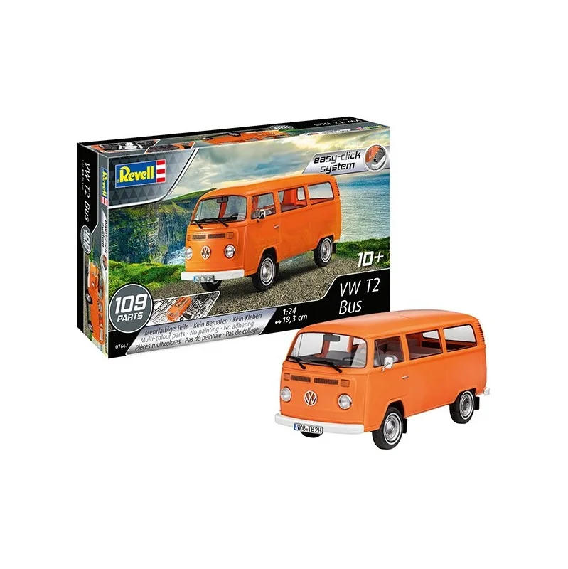 Product image 2: Revell Easy Click Model VW T2 Bus Van 1:24