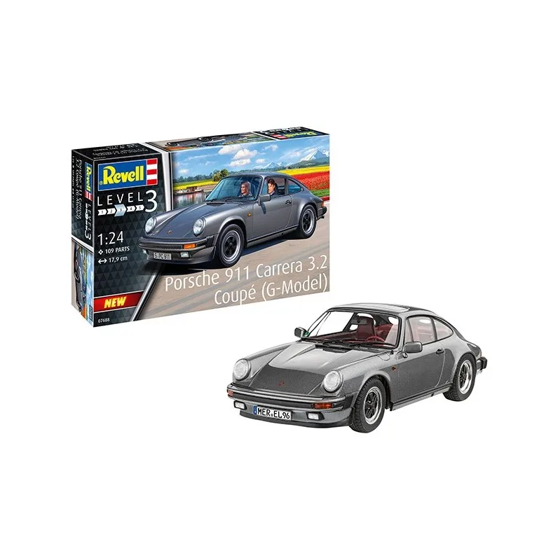 Product image 2: Revell Model Car Porsche 911 Carrera 3.2 Coupé (G-Model) 1:24