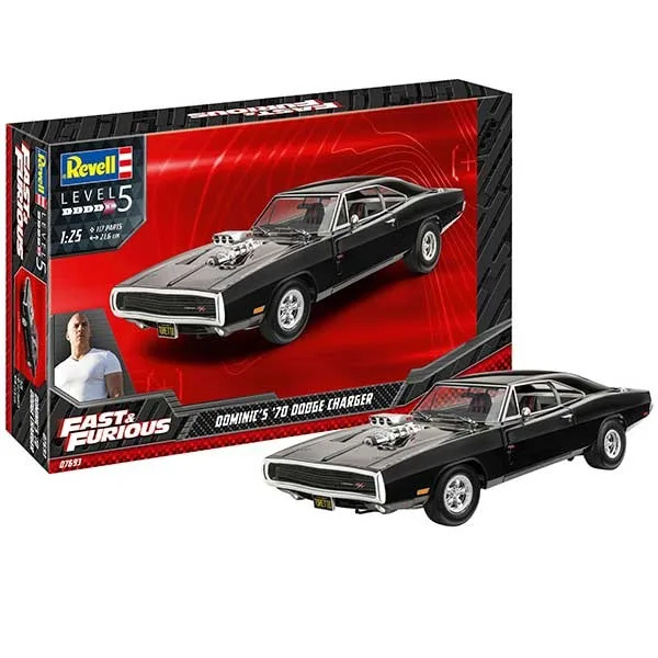 Revell Model Car Fast & Furious 1970 Dodge Charger 1:25