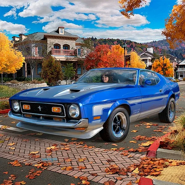 Revell Maqueta 71 Coche Ford Mustang Boss 351 1:25