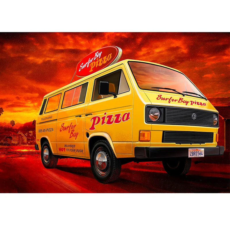 Revell Maqueta VW T3 Bus "Surfer Boy": Stranger Things 1:25