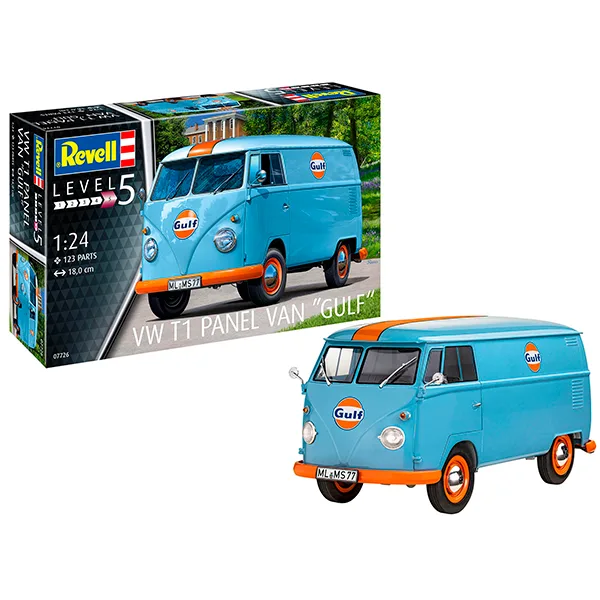 Revell Maqueta Furgoneta VW T1 Panel Van (Gulf Decoration) 1:24