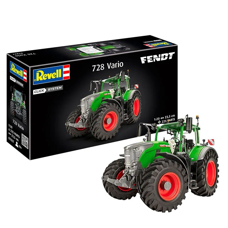 Revell Easy Click Model Tractor Fendt 728 Vario 1:24