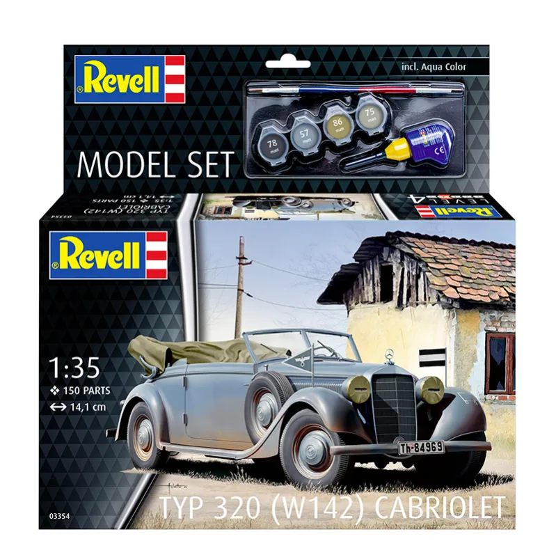 Imagen del producto 2: Revell Model Set Coche Typ 320 (W142) Cabriolet 1:35