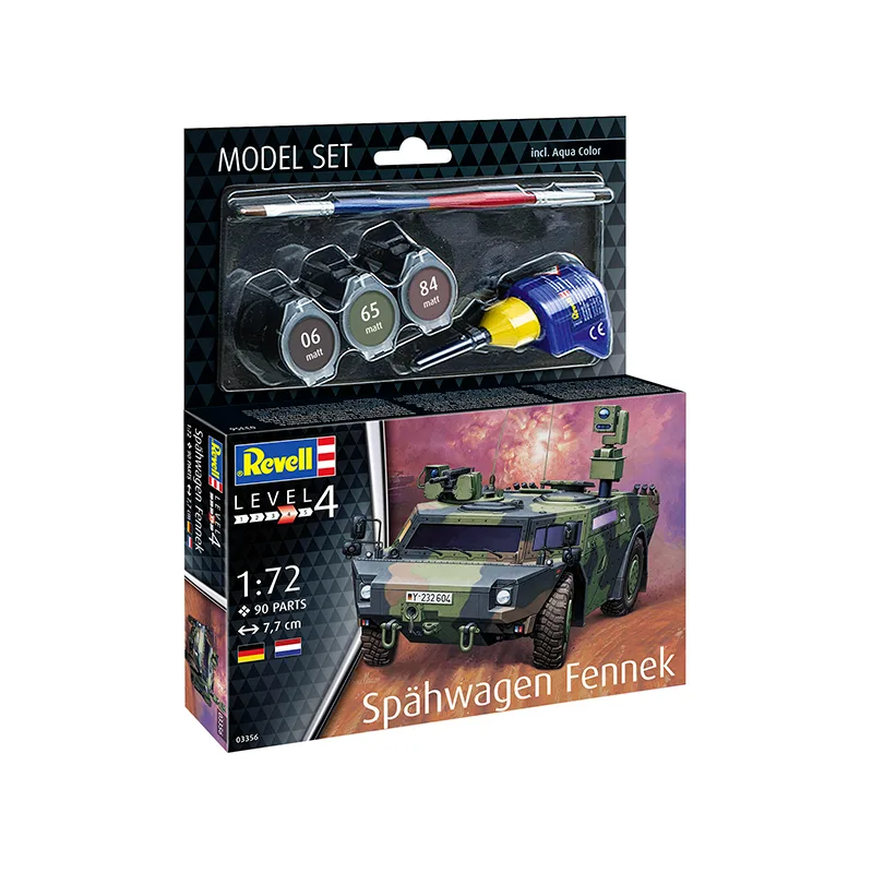 Product image 2: Revell Model Set Spähwagen Fennek Military Vehicle 1:72