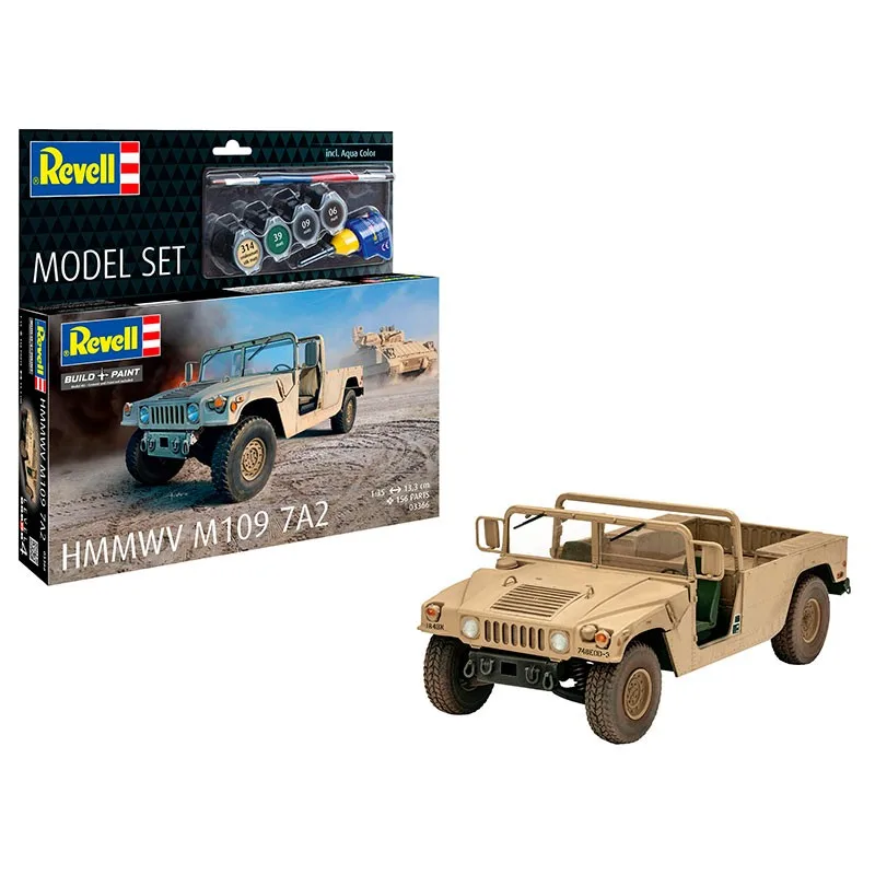 Revell Model Set Vehiculo militar HMMWV M109 7A2 1:35