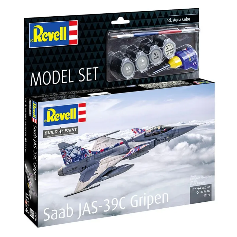 Product image 2: Revell Model Set Saab JAS-39C Gripen Aircraft 1:72