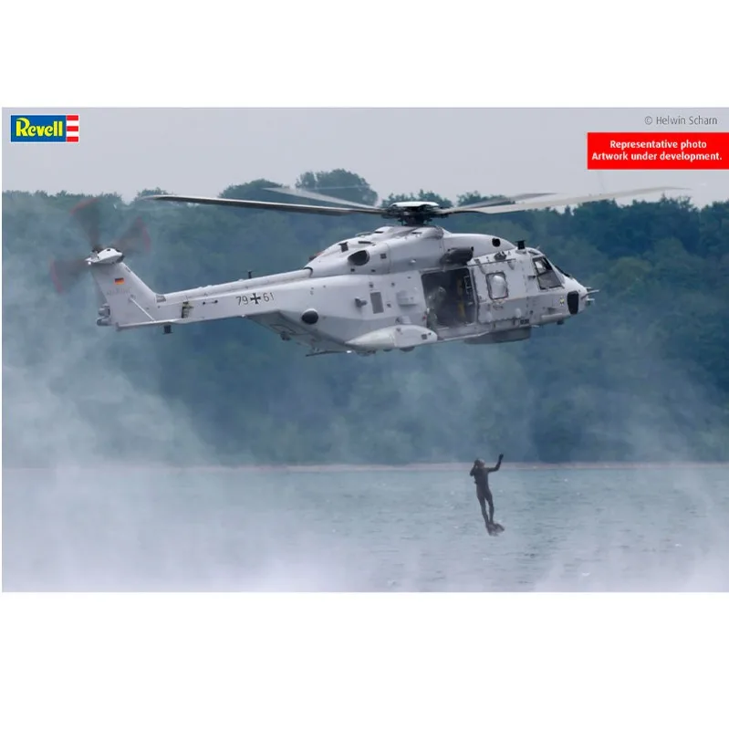 Product image 4: Revell Model Set NH90 NFH "Navy" Helicopter 1:72