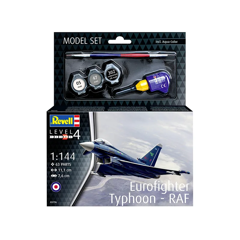 Immagine del prodotto 2: Revell Model Set Aereo Eurofighter Typhoon - RAF 1:144