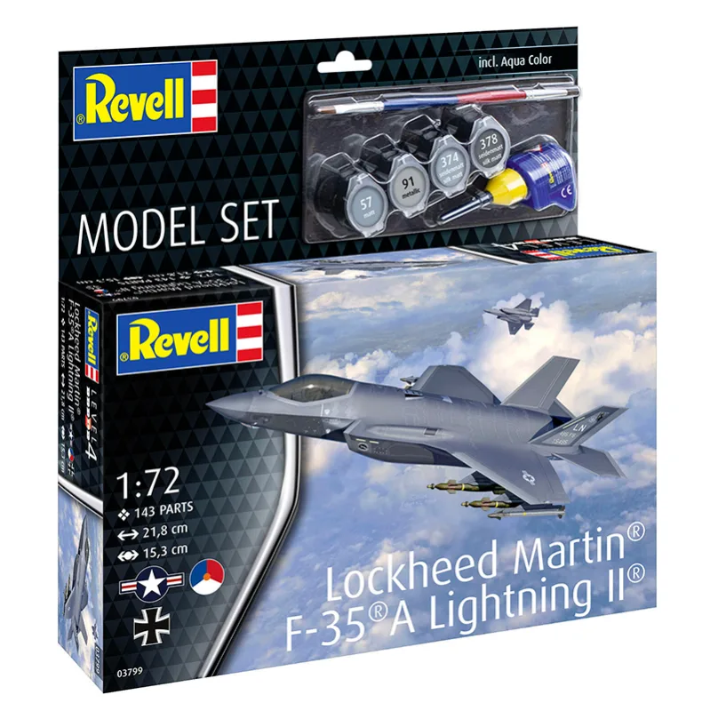 Immagine del prodotto 2: Revell Model Set Aereo Lockheed Martin F-35A Lightning II 1:72