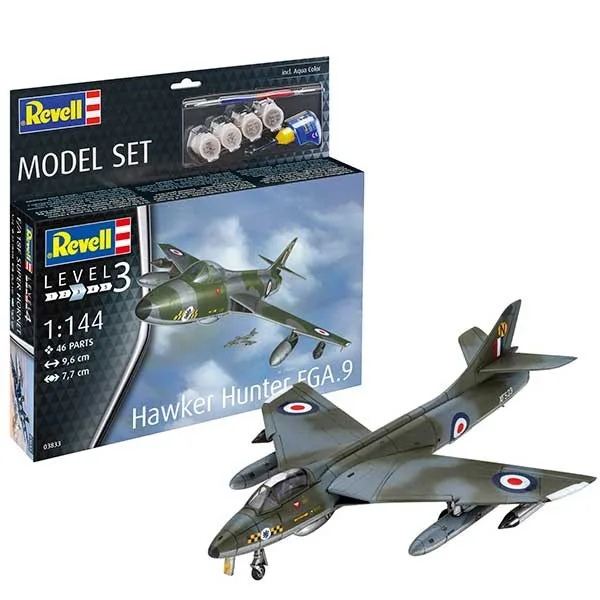 Revell Model Set Aereo Hawker Hunter FGA.9 1:144