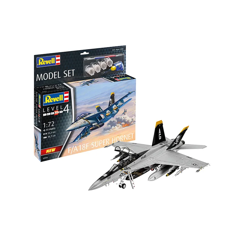 Product image 2: Revell Model Set F/A-18F Super Hornet Aircraft 1:72