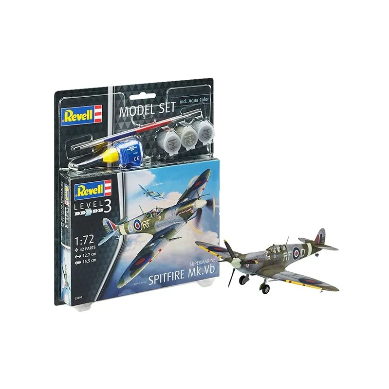 Imagen del producto 2: Revell Model Set Avión Supermarine Spitfire Mk.Vb 1:72