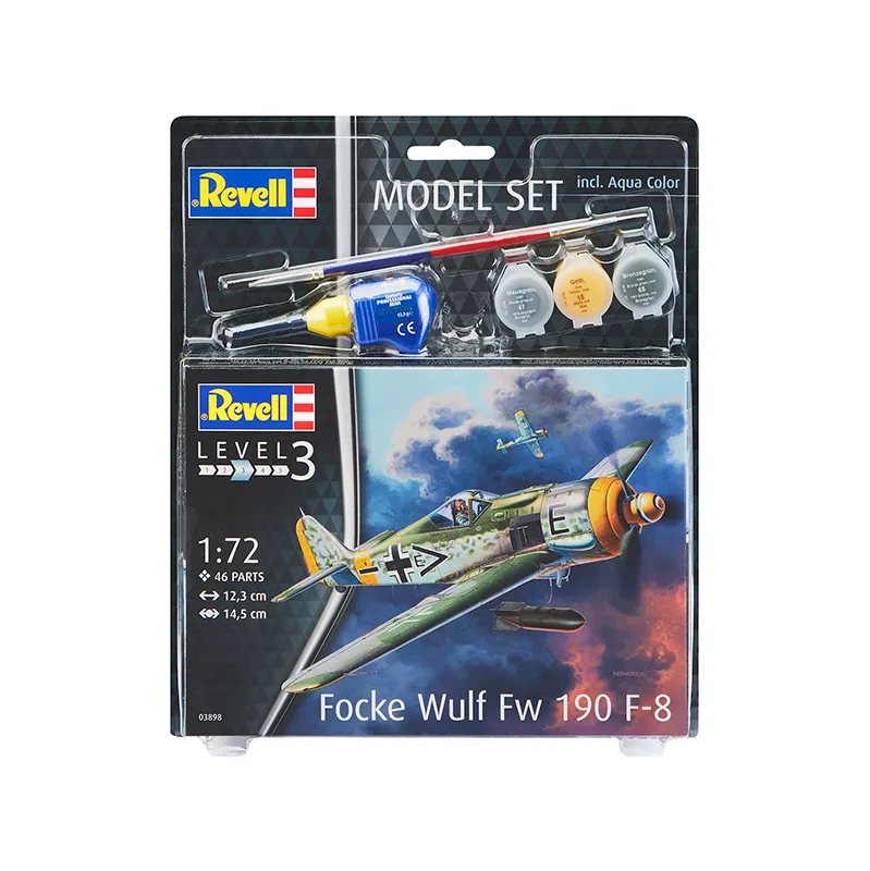 Product image 2: Revell Model Set Focke Wulf Fw190 F-8 Aircraft 1:72
