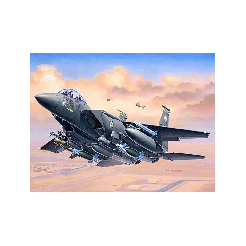 Immagine del prodotto 2: Revell Model Set Aereo F-15E Strike Eagle & Bombs 1:144