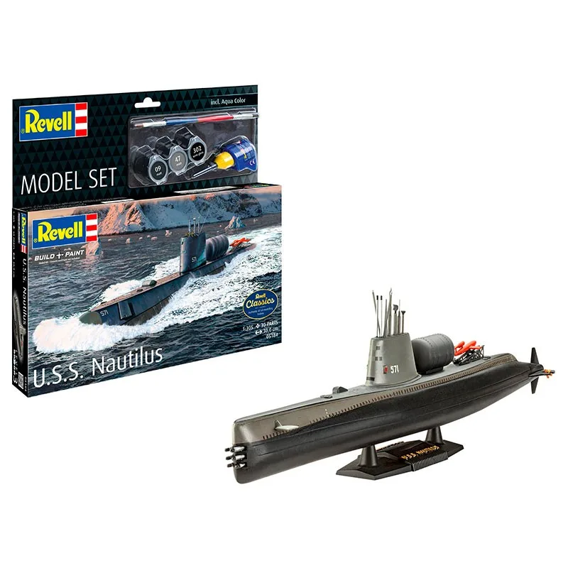 Revell Model Set Submarine U.S.S. Nautilus 1:305