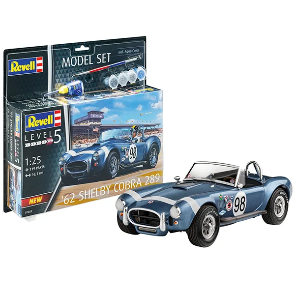 Revell Model Set Coche 62 Shelby Cobra 289 1:25