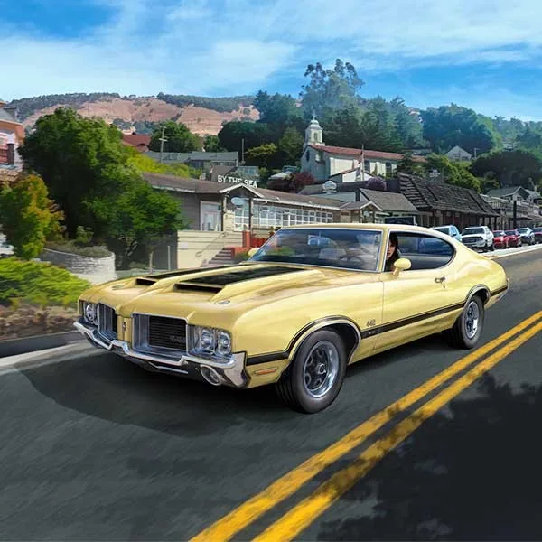 *Revell Model Set Coche 71 Oldsmobile 442  1:24